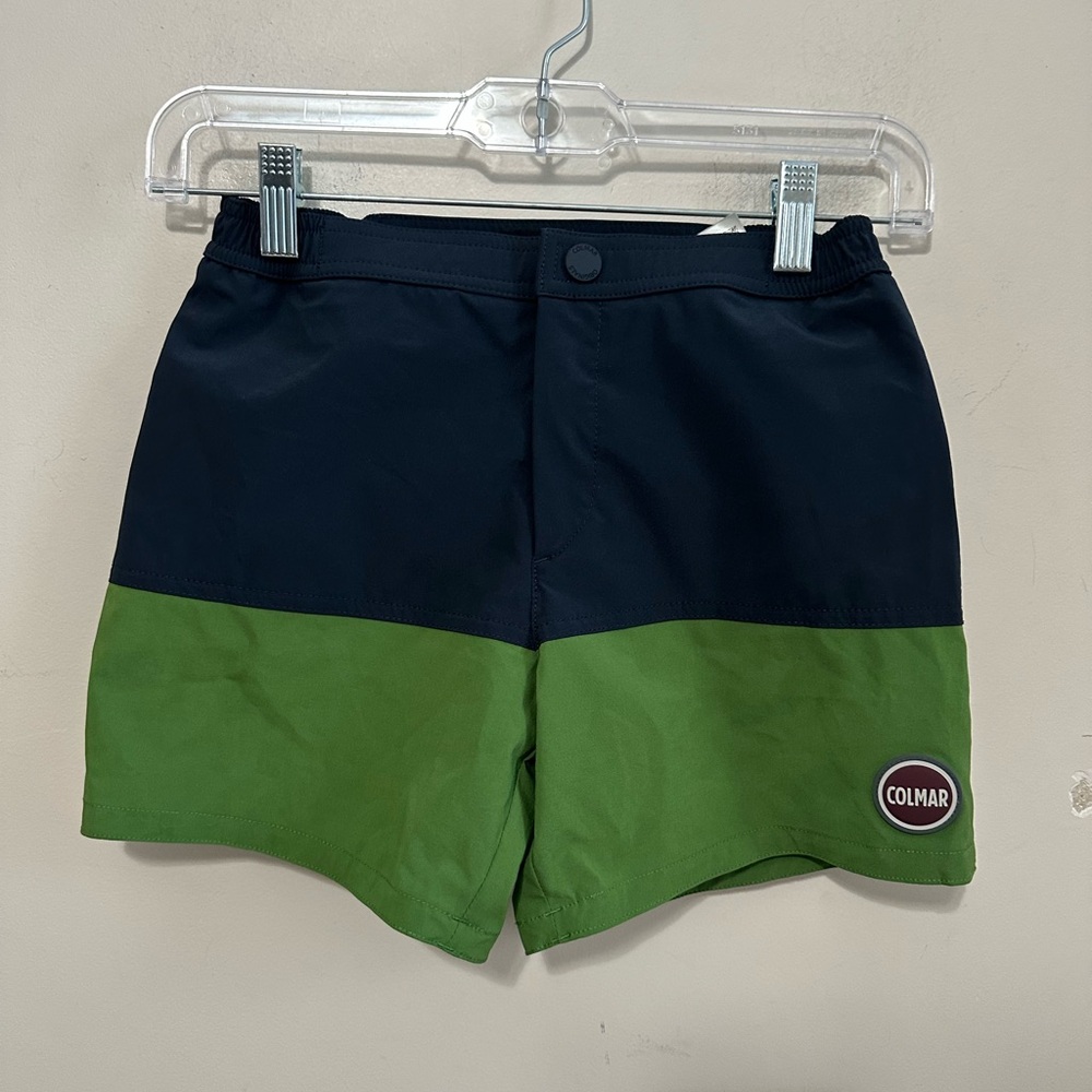 Colmar Trunks Green and Blue Swim Shorts for Boys Size 10